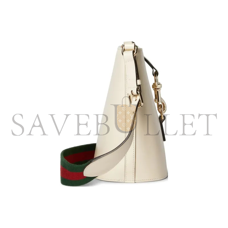GUCCI LEATHER MINI BUCKET 782908 (20.5*18.5*12.5cm)